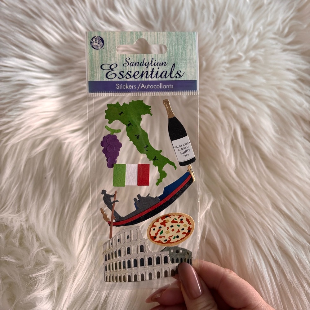 Sandylion Essentials Italy Themed Stickers